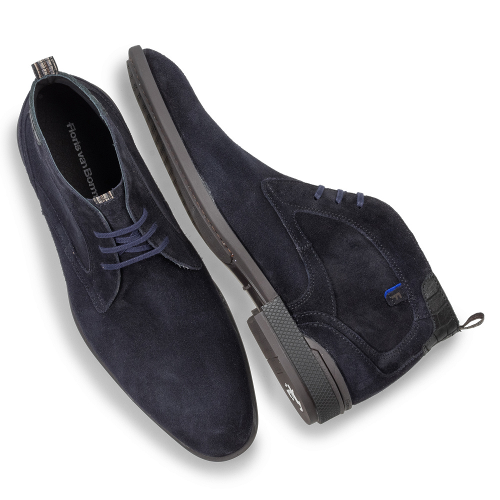 Floris van Bommel Floris van Bommel Veterschoen De Hakker 01.03 Blauw