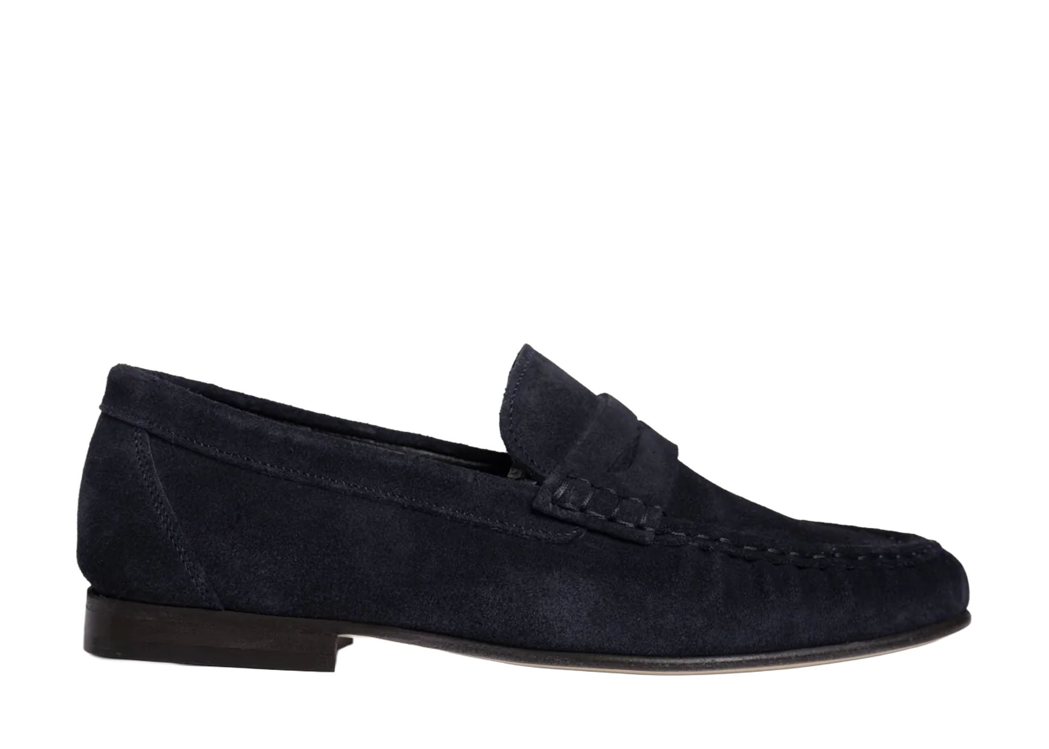 Posa Posa Loafer Wrinkle - Suede Navy