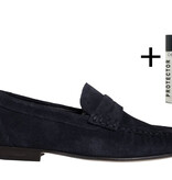 Posa Posa Loafer Wrinkle - Suede Navy