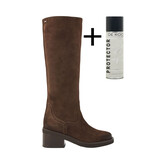 Nubikk Nubikk Hoge Laars Cassy Boot Bruin