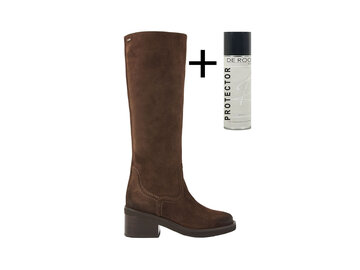 Nubikk Nubikk Hoge Laars Cassy Boot Bruin