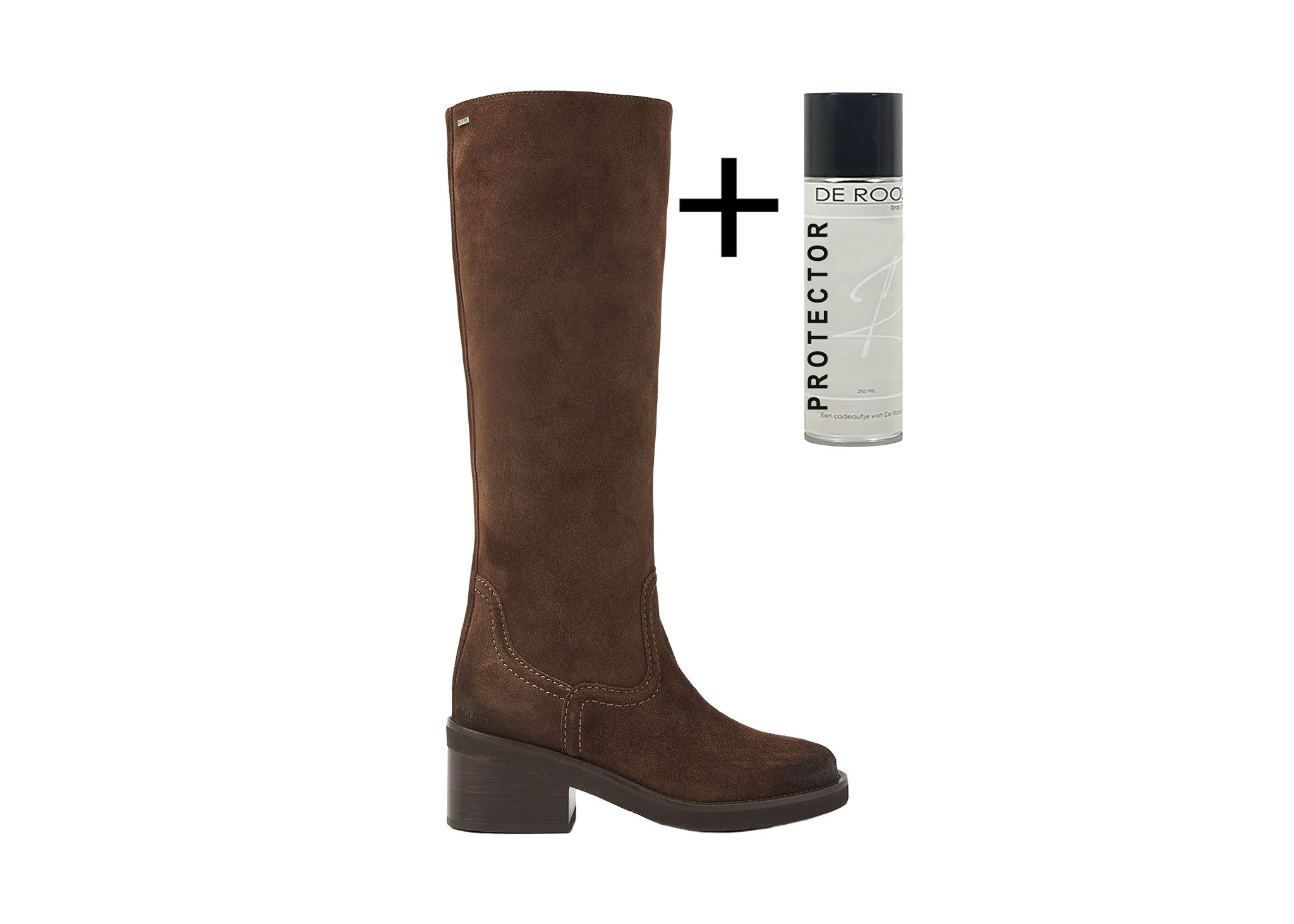 Nubikk Nubikk Hoge Laars Cassy Boot Bruin
