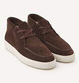 Nubikk Nubikk Hoge Sneaker Jiro Gio II Donker Bruin