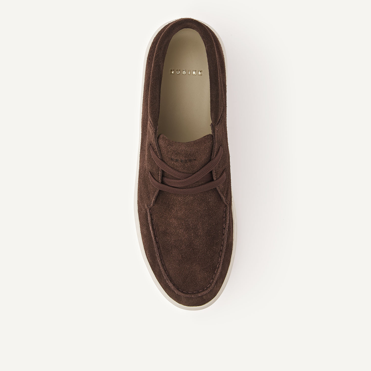 Nubikk Nubikk Hoge Sneaker Jiro Gio II Donker Bruin