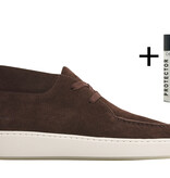 Nubikk Nubikk Hoge Sneaker Jiro Gio II Donker Bruin