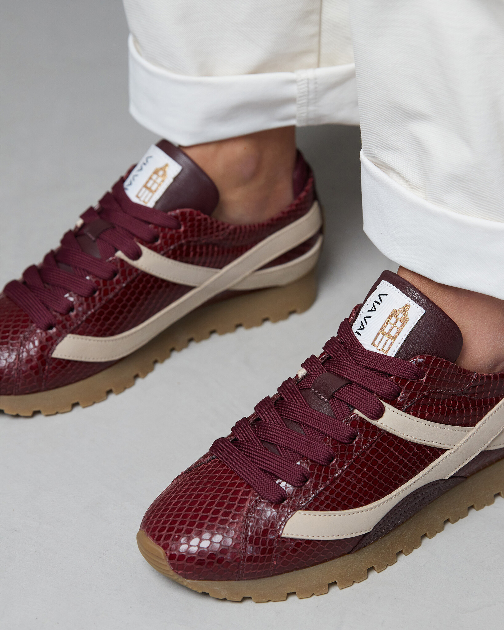 Via Vai VIA VAI Sneakers Scott Demi 62472-03-403 Bordeaux