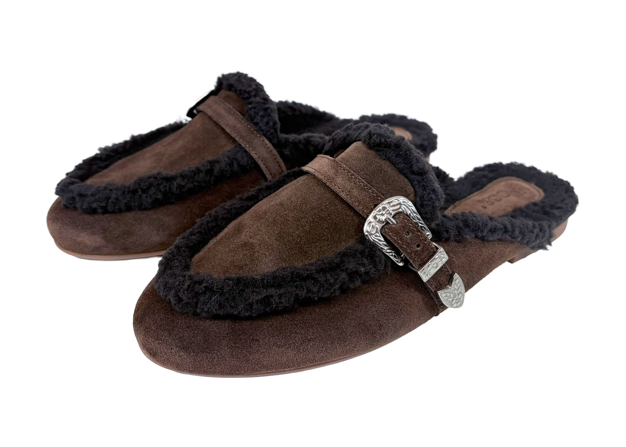 Posa Posa Muiltje Aspen Mule Donker Bruin
