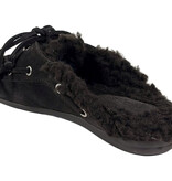 Posa Posa Boat Loafer Mule Fur Espresso