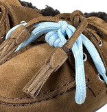 Posa Posa Boat Loafer Mule Fur Tabacco