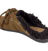 Posa Posa Boat Loafer Mule Fur Tabacco