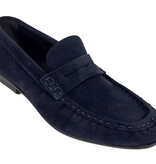Posa Posa Loafer Wrinkle - Suede Navy