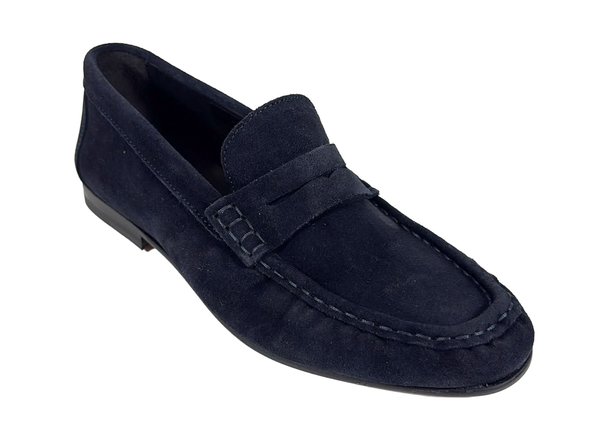 Posa Posa Loafer Wrinkle - Suede Navy