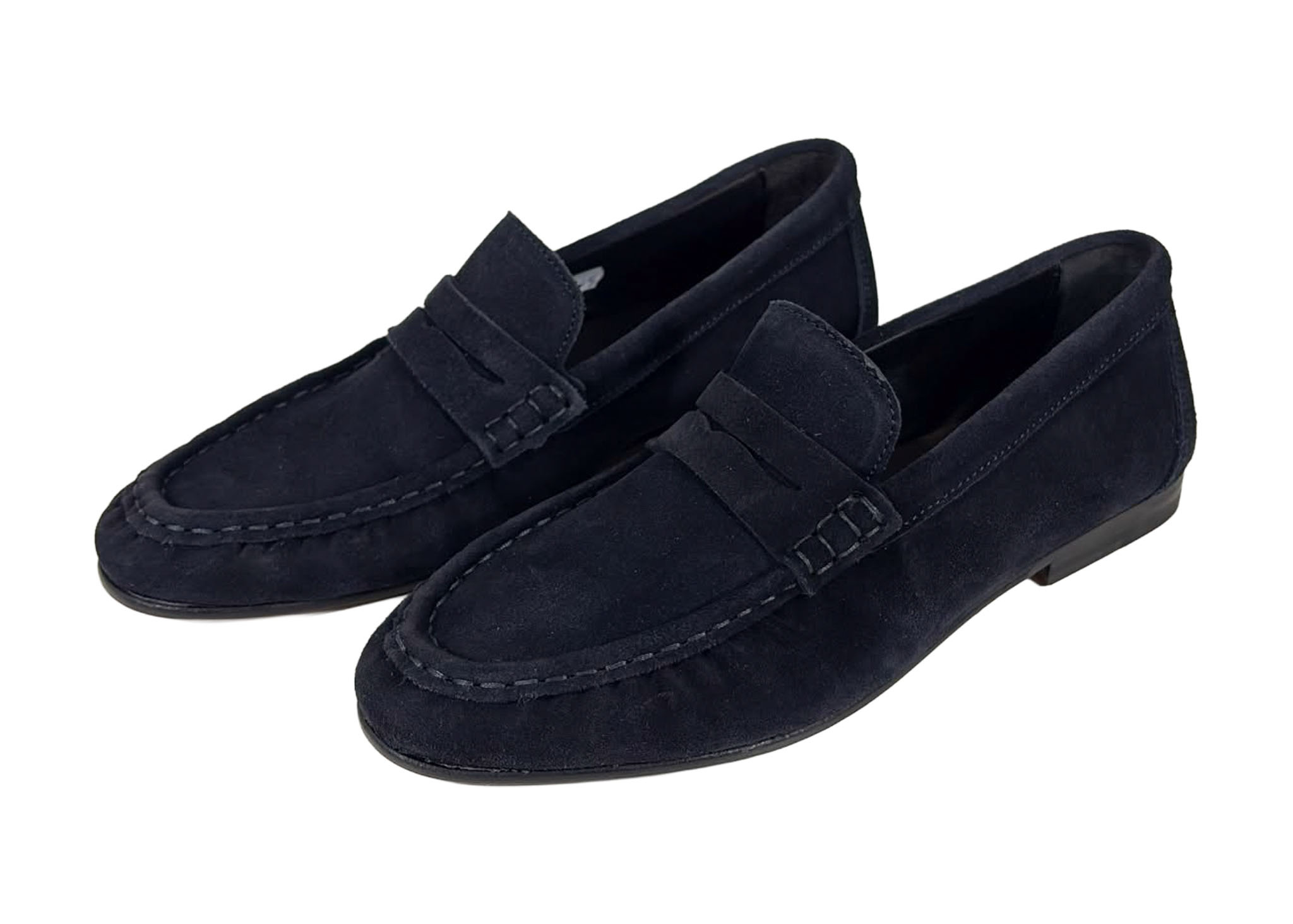 Posa Posa Loafer Wrinkle - Suede Navy