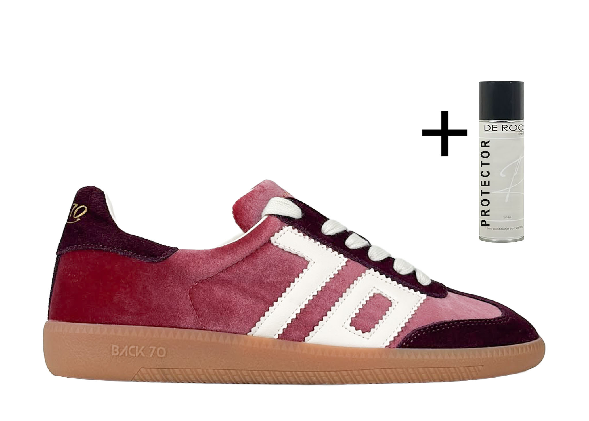 BACK 70 BACK 70 Sneaker Cloud Velvet Roze/ Bordeaux