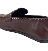 Posa Posa Loafer Bardot Loafer Studs Burgundy