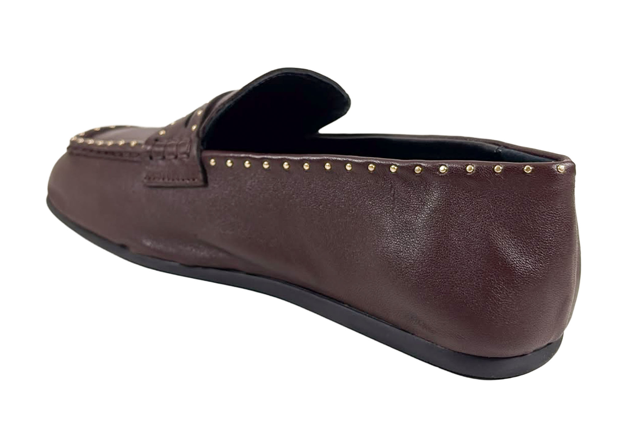 Posa Posa Loafer Bardot Loafer Studs Burgundy