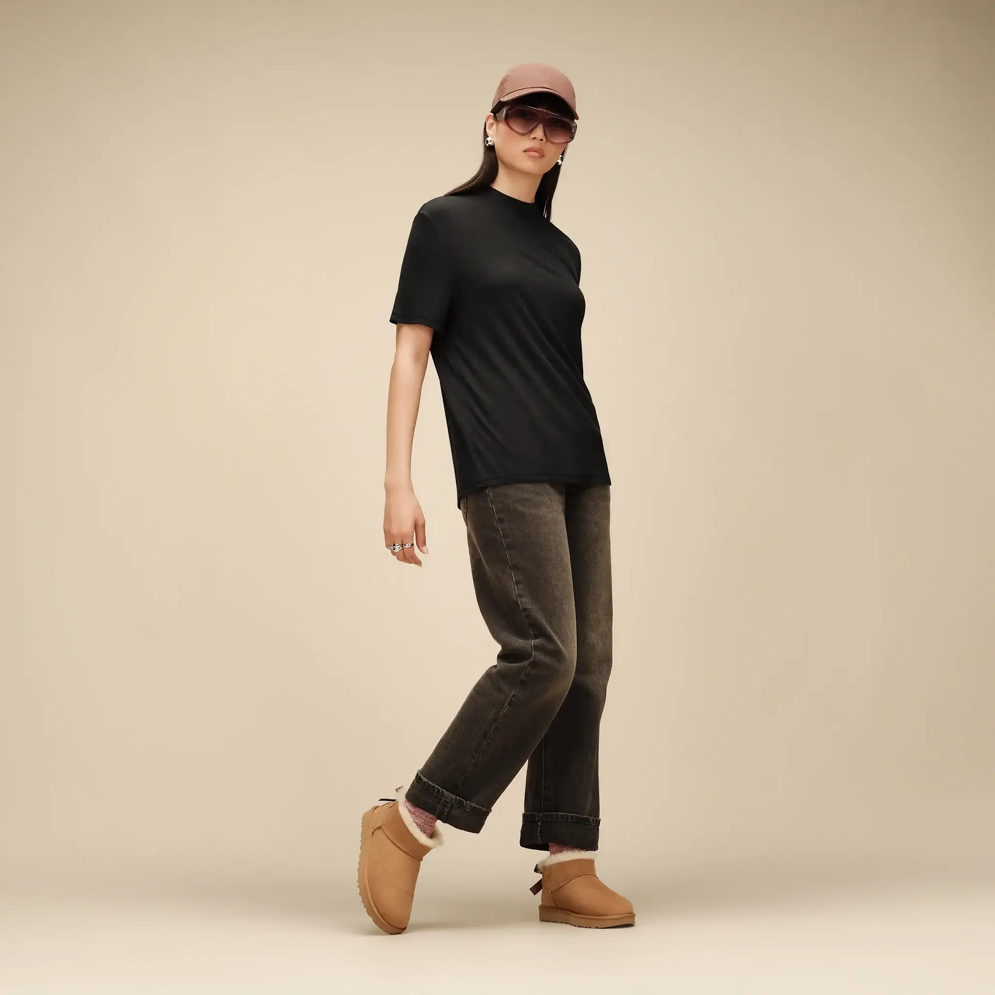 UGG UGG Laarzen Ultra Mini Bailey Bow 1185491 Chestnut