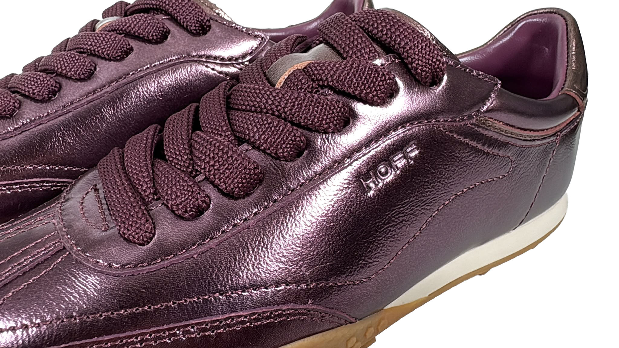 Hoff Hoff Sneakers Bridge Metallics Burgundy