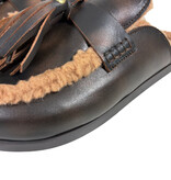 Posa Posa Muiltje Ranch Tassel Mule Coffee