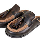 Posa Posa Muiltje Ranch Tassel Mule Coffee