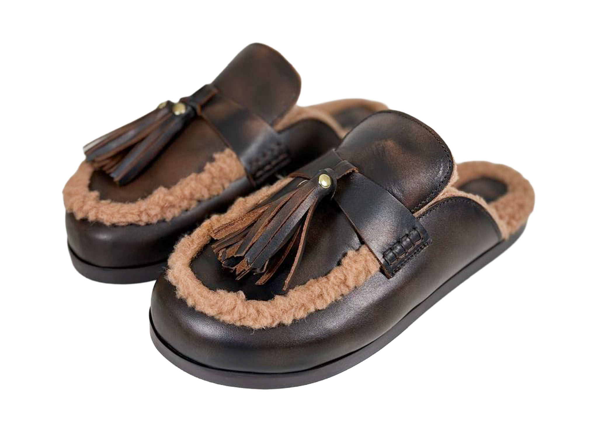 Posa Posa Muiltje Ranch Tassel Mule Coffee