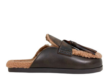 Posa Posa Muiltje Ranch Tassel Mule Coffee