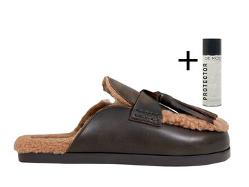 Posa Posa Muiltje Ranch Tassel Mule Coffee