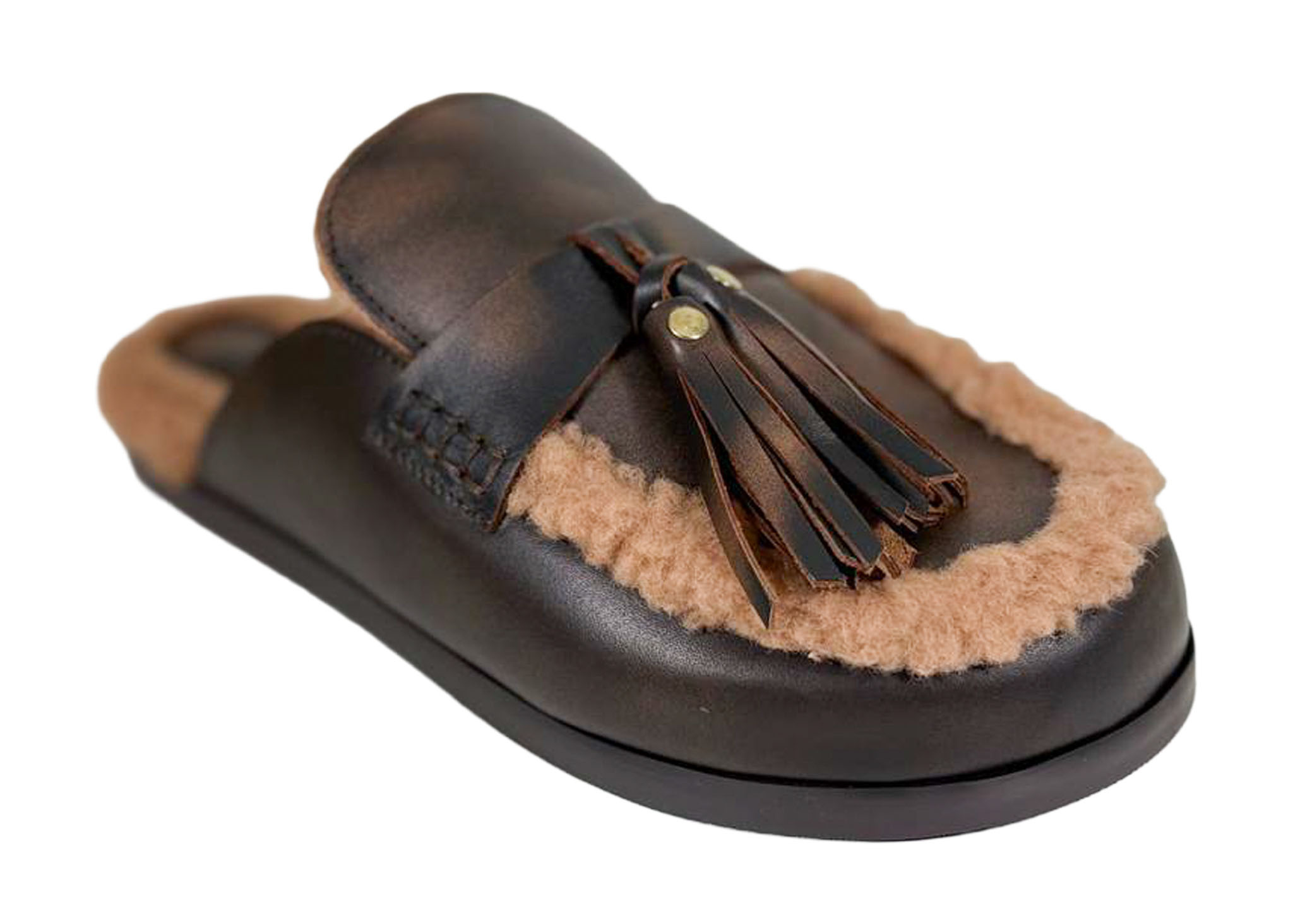 Posa Posa Muiltje Ranch Tassel Mule Coffee