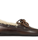 Posa Posa Boat Loafer Brushed Fur Coffee