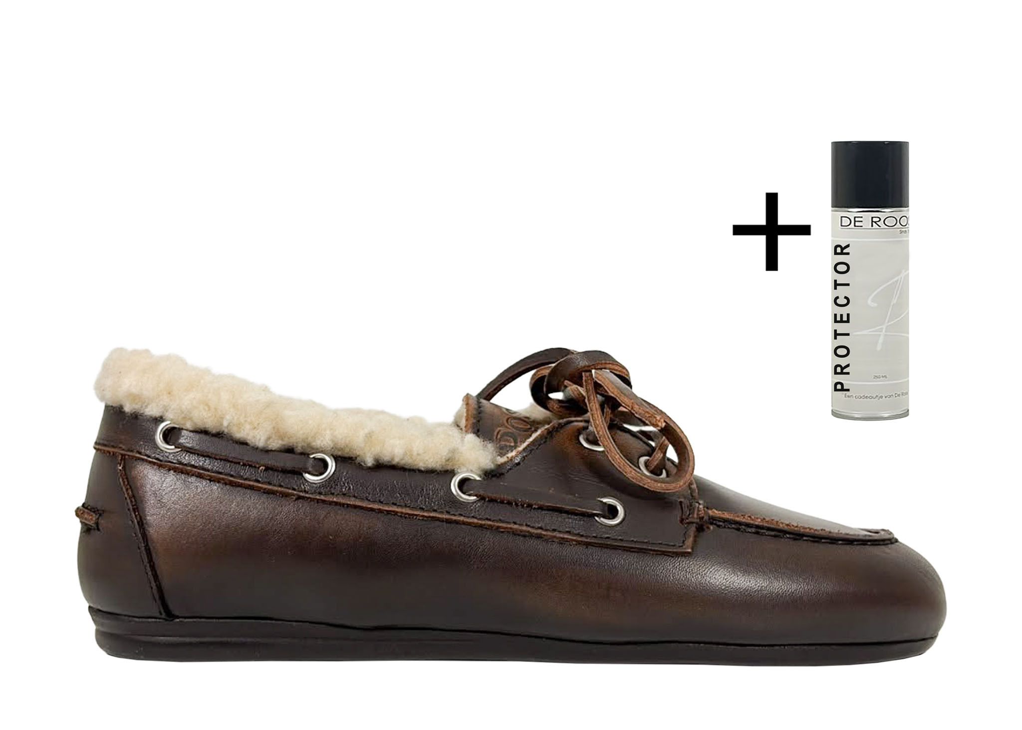 Posa Posa Boat Loafer Brushed Fur Coffee