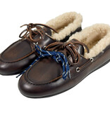 Posa Posa Boat Loafer Brushed Fur Coffee