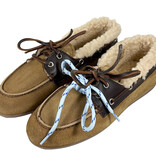 Posa Posa Boat Loafer Brushed Fur Coffee/ Caramelo