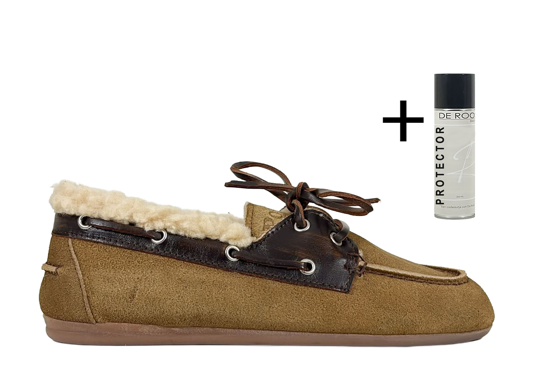 Posa Posa Boat Loafer Brushed Fur Coffee/ Caramelo