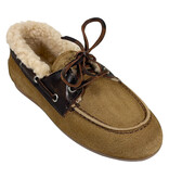 Posa Posa Boat Loafer Brushed Fur Coffee/ Caramelo