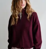 Penn & Ink Penn & Ink Trui W26F1925 Aubergine