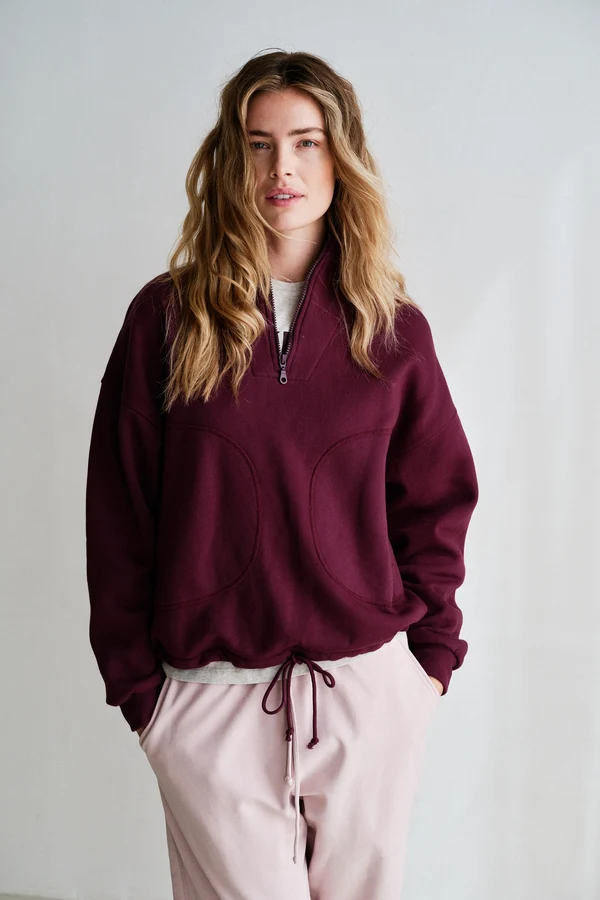 Penn & Ink Penn & Ink Trui W26F1925 Aubergine