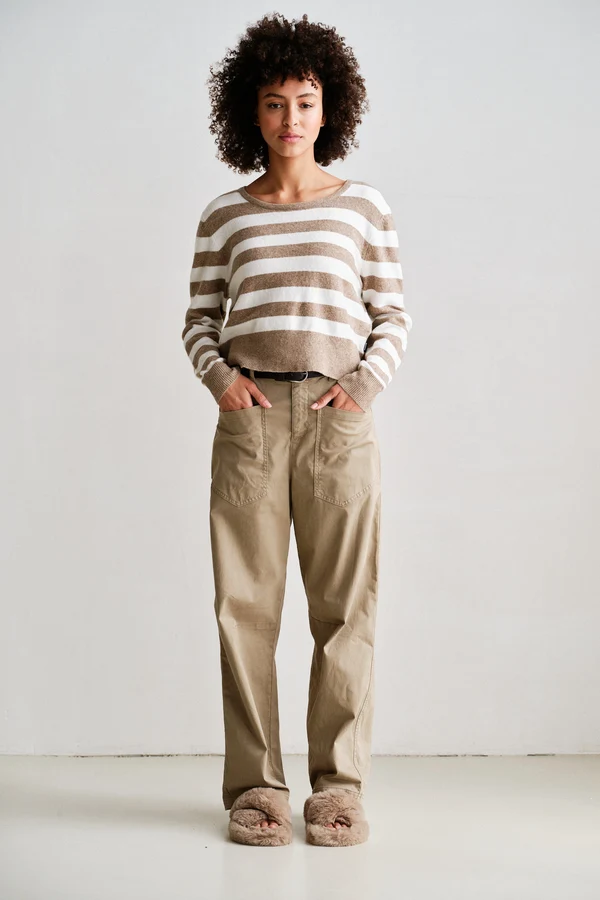 Penn & Ink Penn & Ink Broek W26Z902 Beige