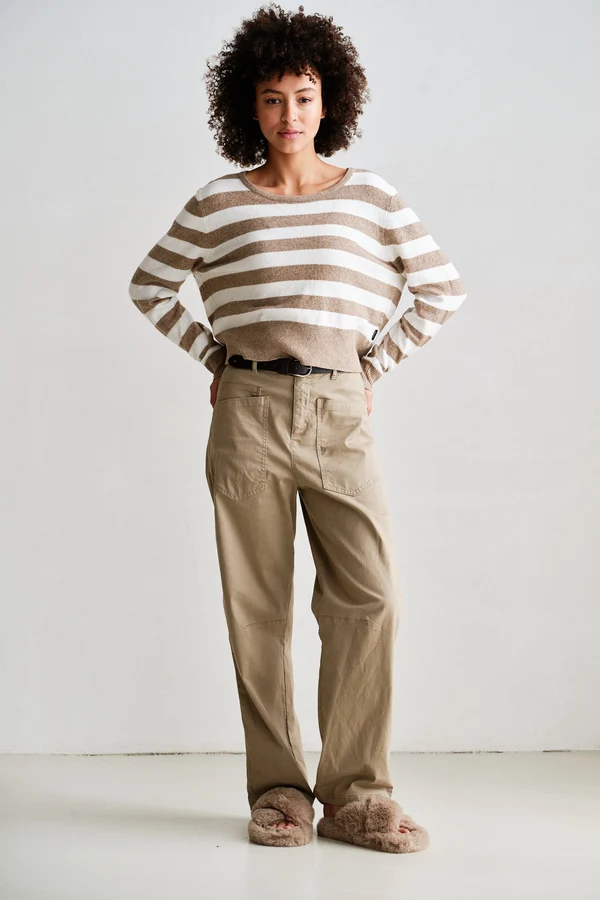 Penn & Ink Penn & Ink Broek W26Z902 Beige
