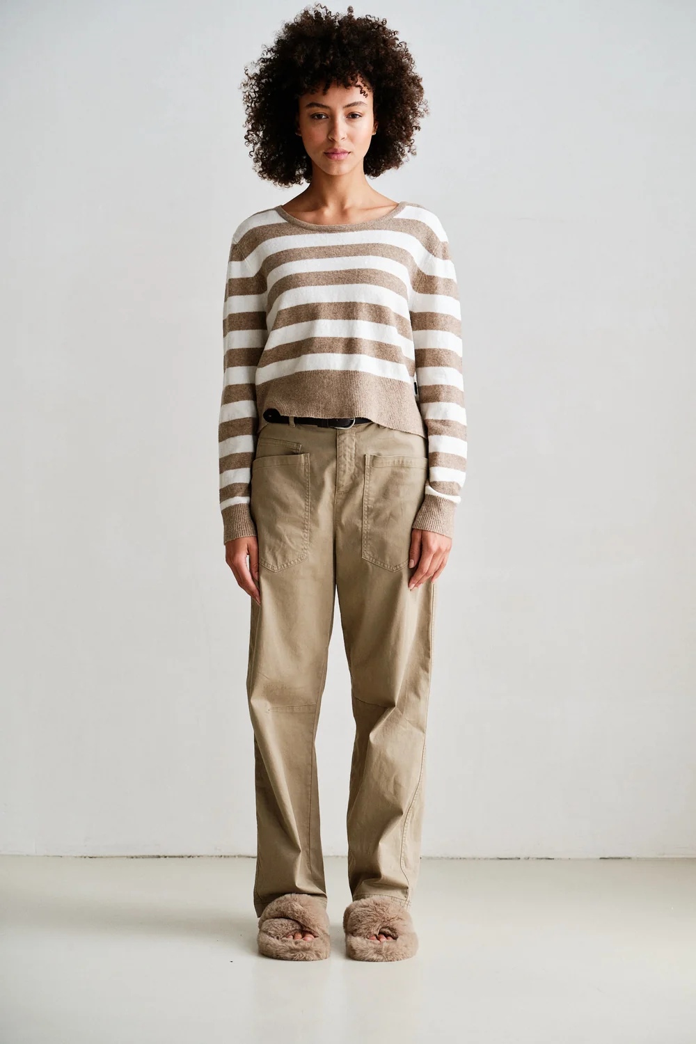 Penn & Ink Penn & Ink Broek W26Z902 Beige