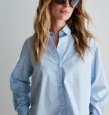 Penn & Ink Penn & Ink Blouse W26Z913 Licht Blauw
