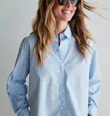 Penn & Ink Penn & Ink Blouse W26Z913 Licht Blauw
