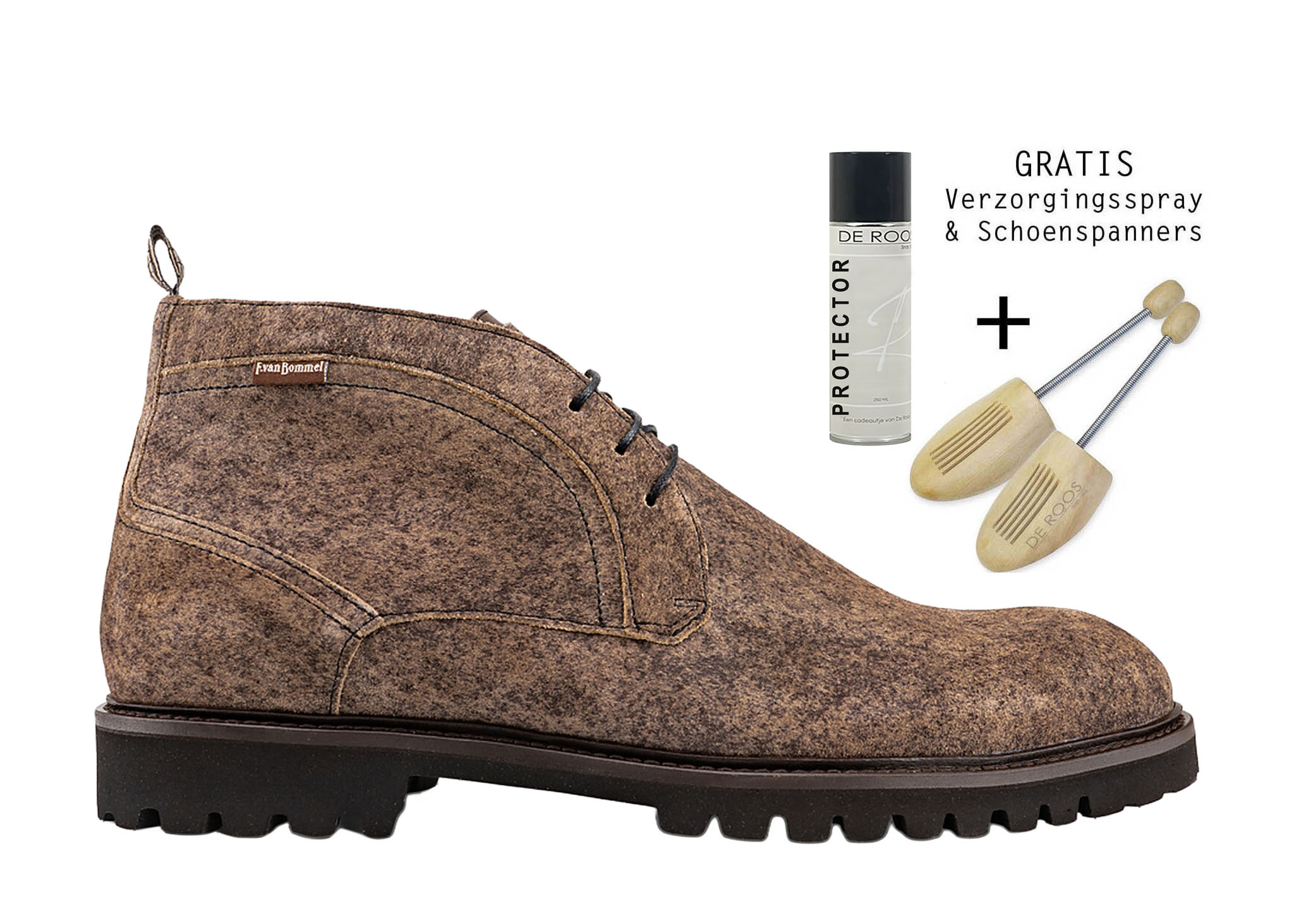 Floris van Bommel Floris van Bommel Veterboot De Floter 01.08 Taupe
