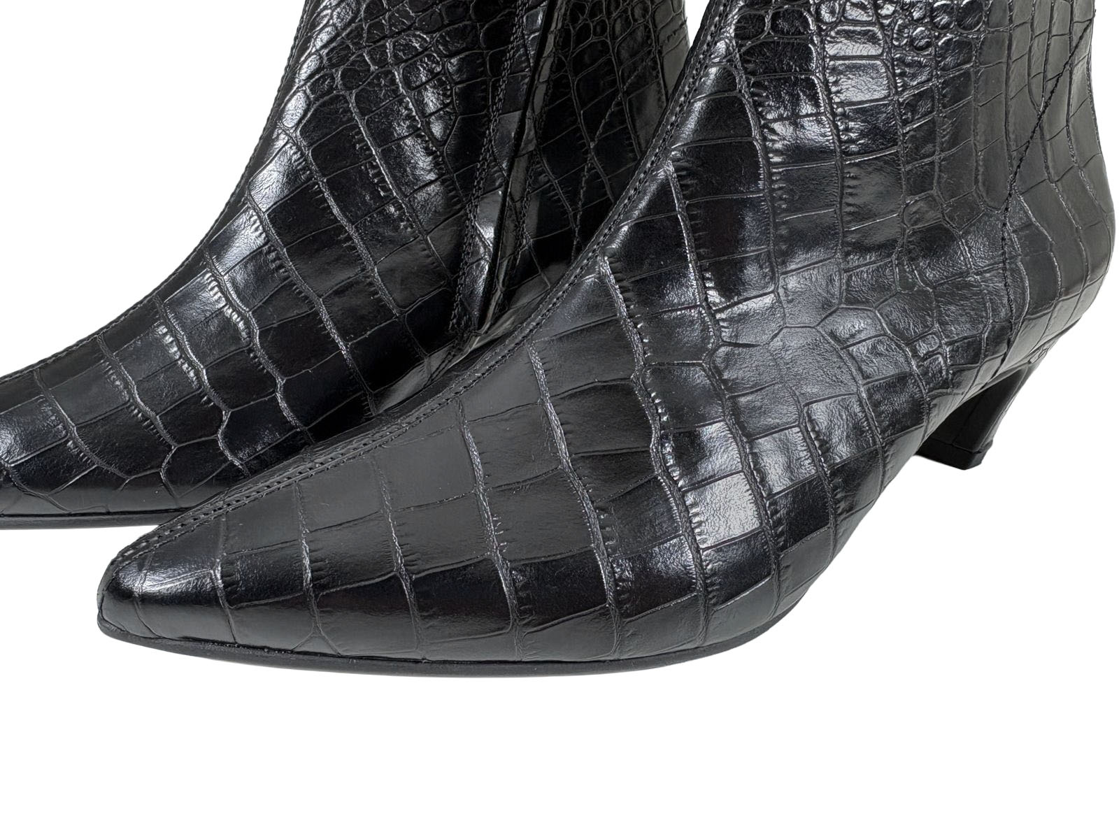 Paul Green Paul Green Enkellaarsje 8288-046 Croco Zwart