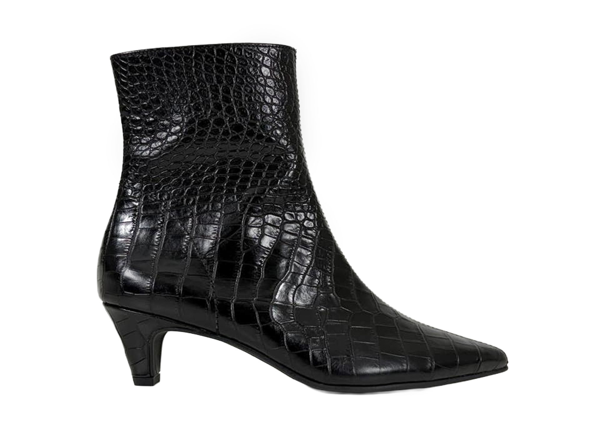 Paul Green Paul Green Enkellaarsje 8288-046 Croco Zwart