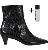 Paul Green Paul Green Enkellaarsje 8288-046 Croco Zwart