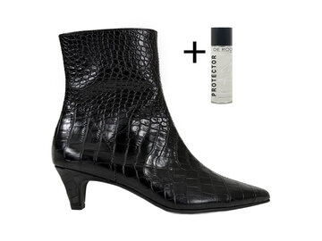 Paul Green Paul Green Enkellaarsje 8288-046 Croco Zwart