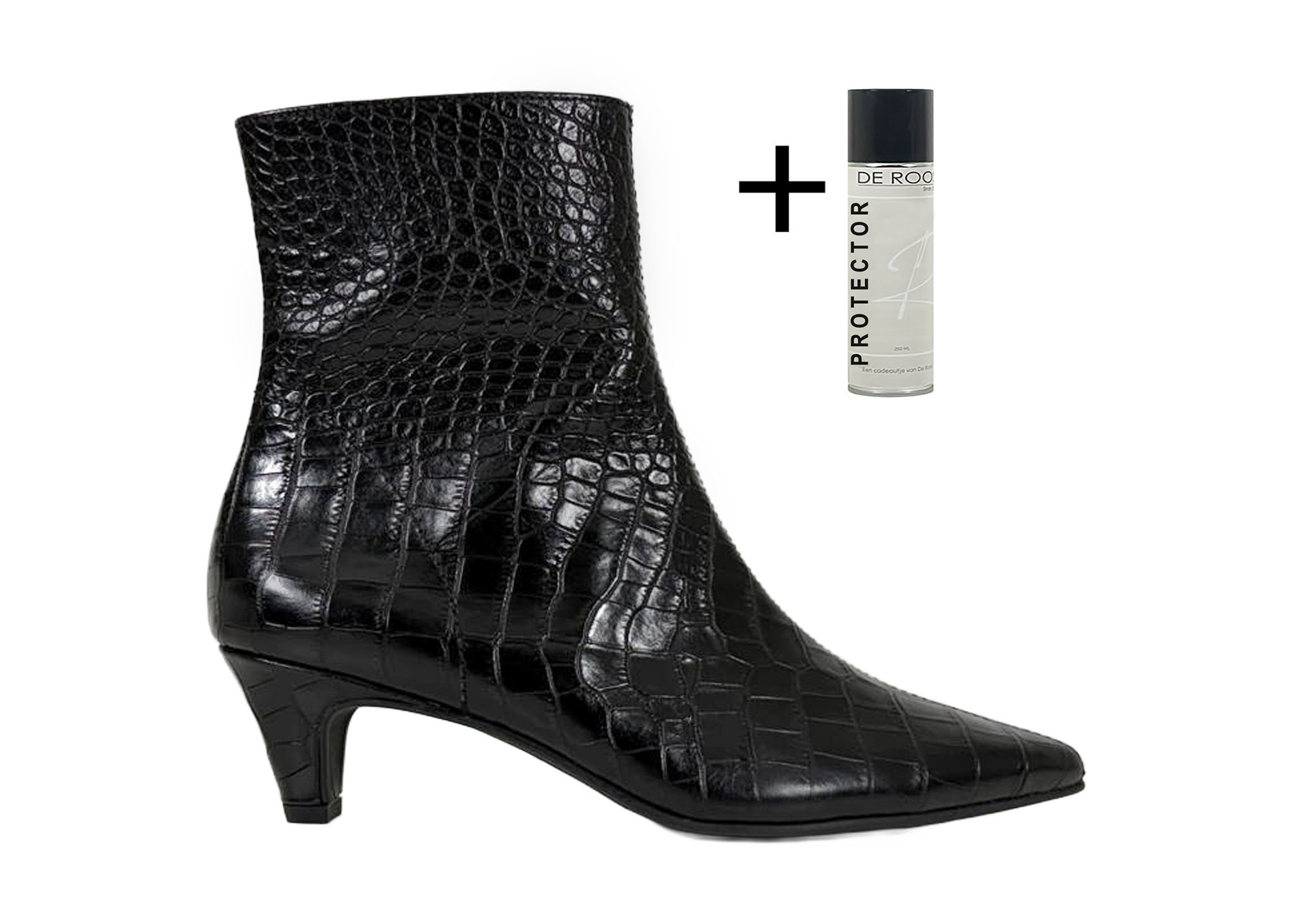 Paul Green Paul Green Enkellaarsje 8288-046 Croco Zwart