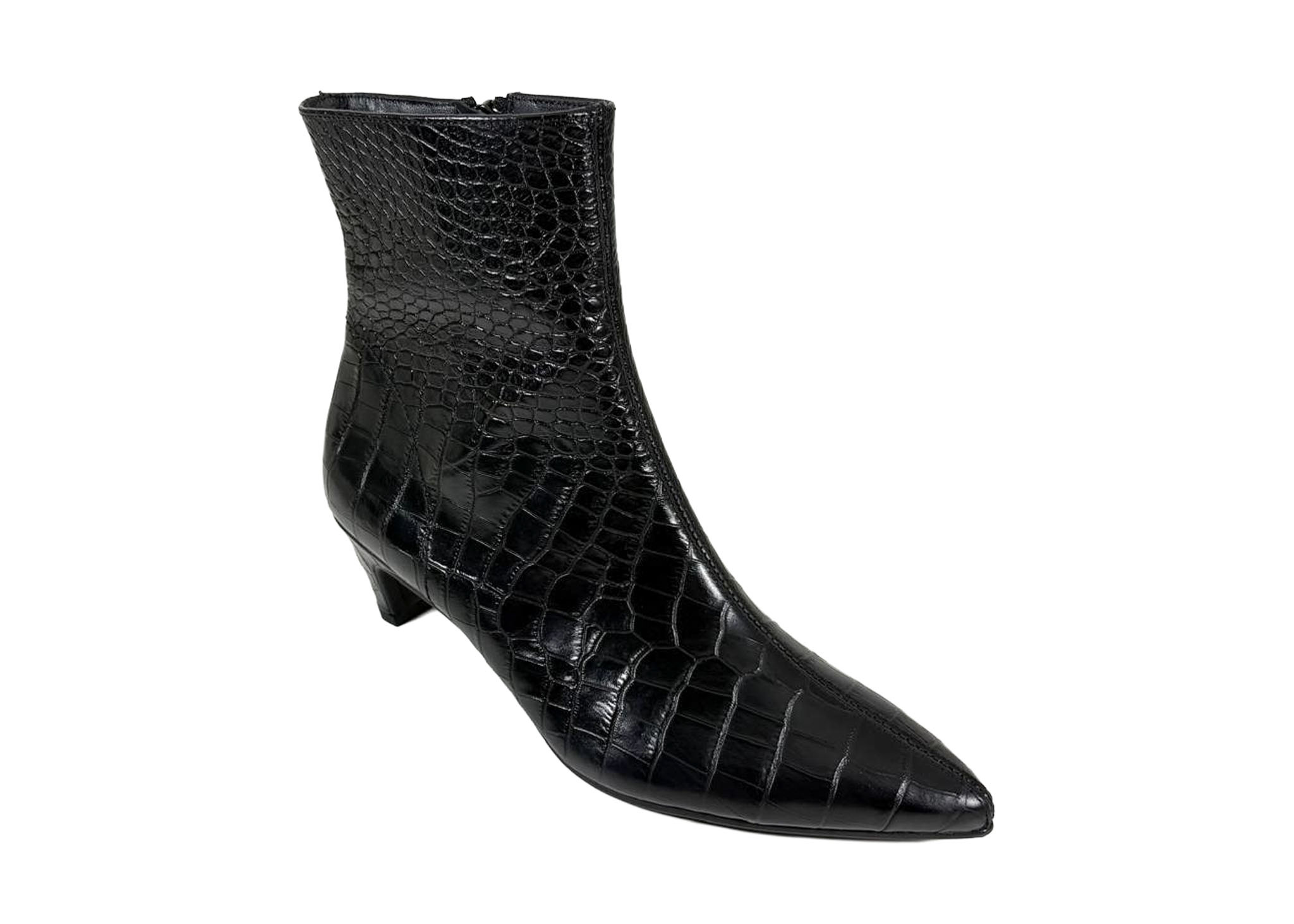 Paul Green Paul Green Enkellaarsje 8288-046 Croco Zwart