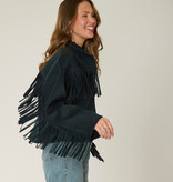 Goosecraft Goosecraft Jas Sophie Fringe Wool Blauw