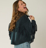 Goosecraft Goosecraft Jas Sophie Fringe Wool Blauw
